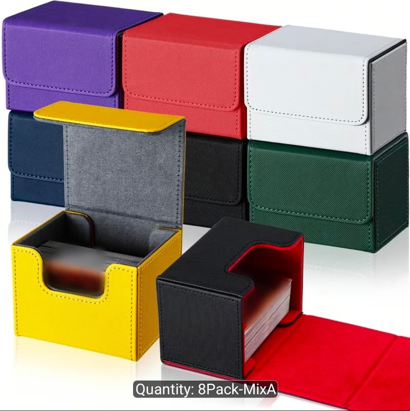 Deck Box, Horizontal Magnetic Holds 100+ Single Sleeved Cards
