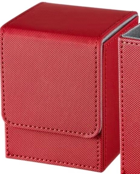 Deck Box. Vertical, Color: Red