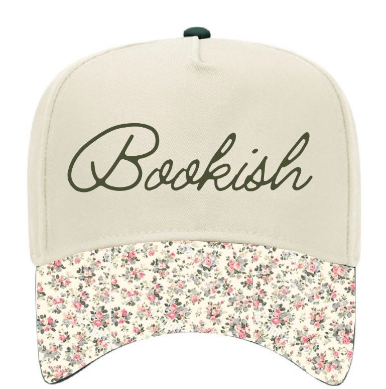 Bookish w/floral brim