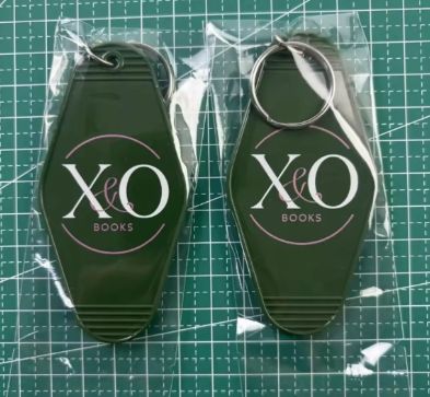 XO Green Keychain with Logo