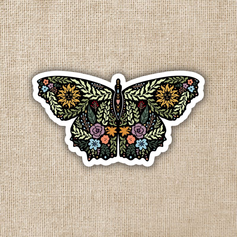 Magic Boho Butterfly Sticker
