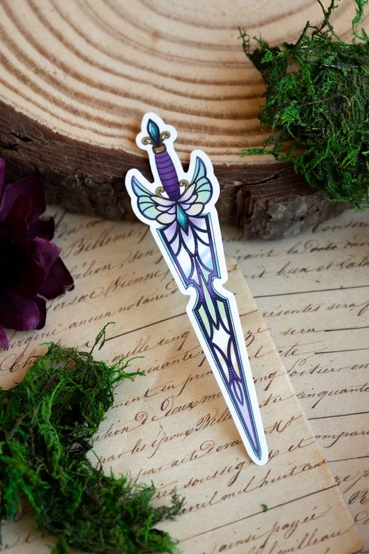 Faerie Blade Sword Vinyl Sticker | Bookish Romantasy