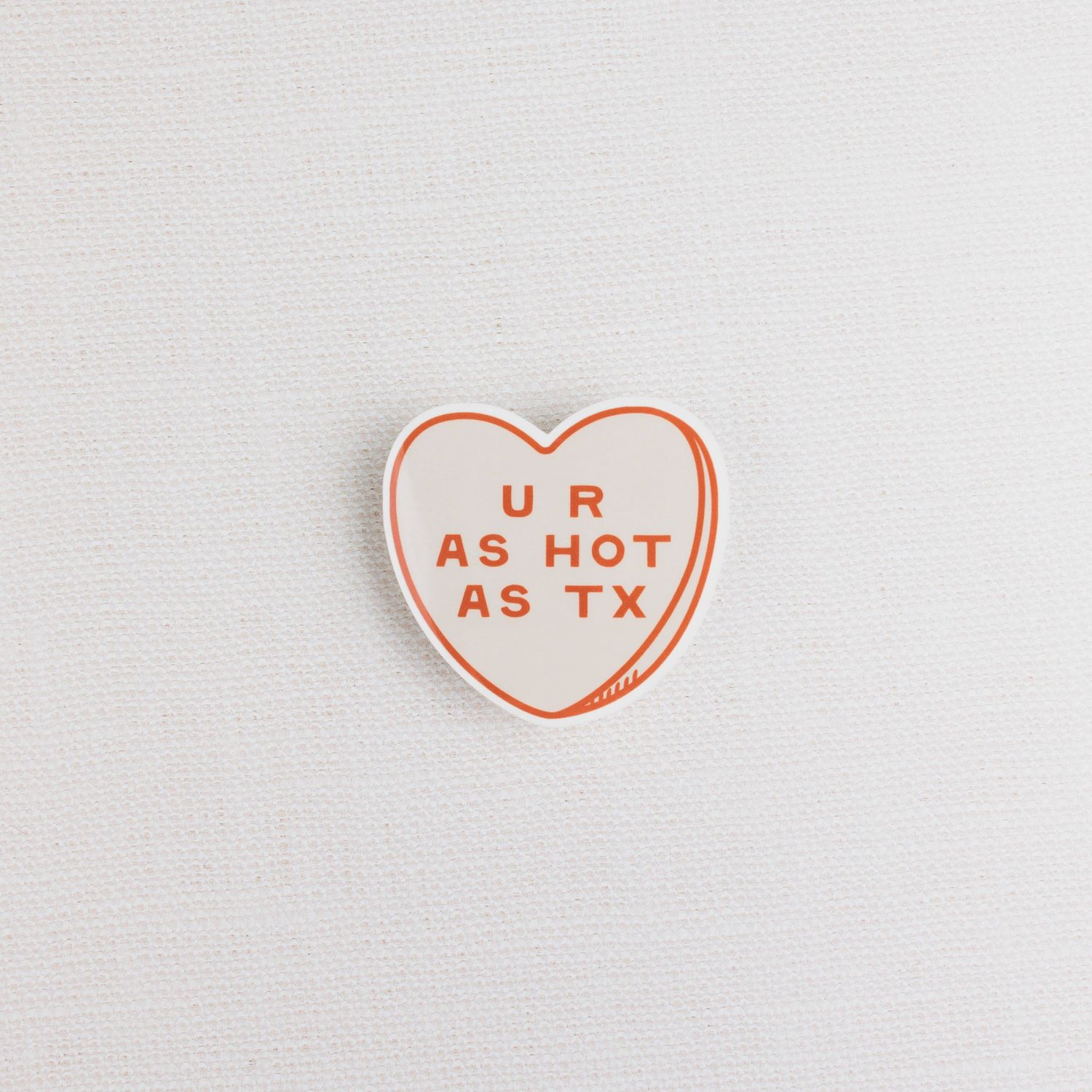 Texas Hearts Stickers, Style: As Hot As TX