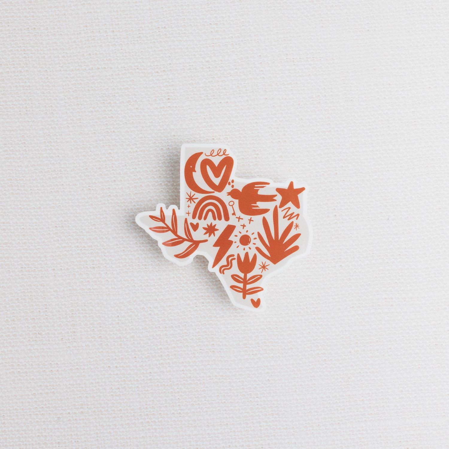 Texas to the Moon &amp; Back Sticker