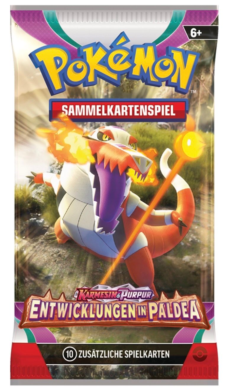 Pokémon Karmesin-Pur-Pur Entwicklungen in Paldea Booster Deutsch
