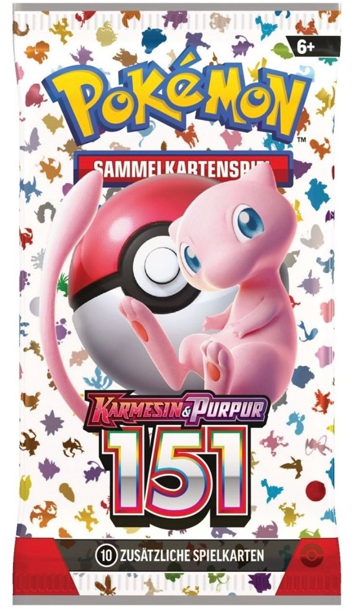 Pokémon Karmesin &amp; Purpur 151 - Booster Deutsch