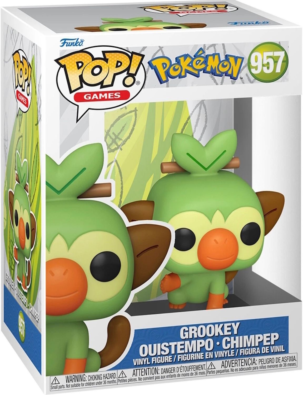 Pokémon - Grookey Ouistempo Chimpep Nr. 957
