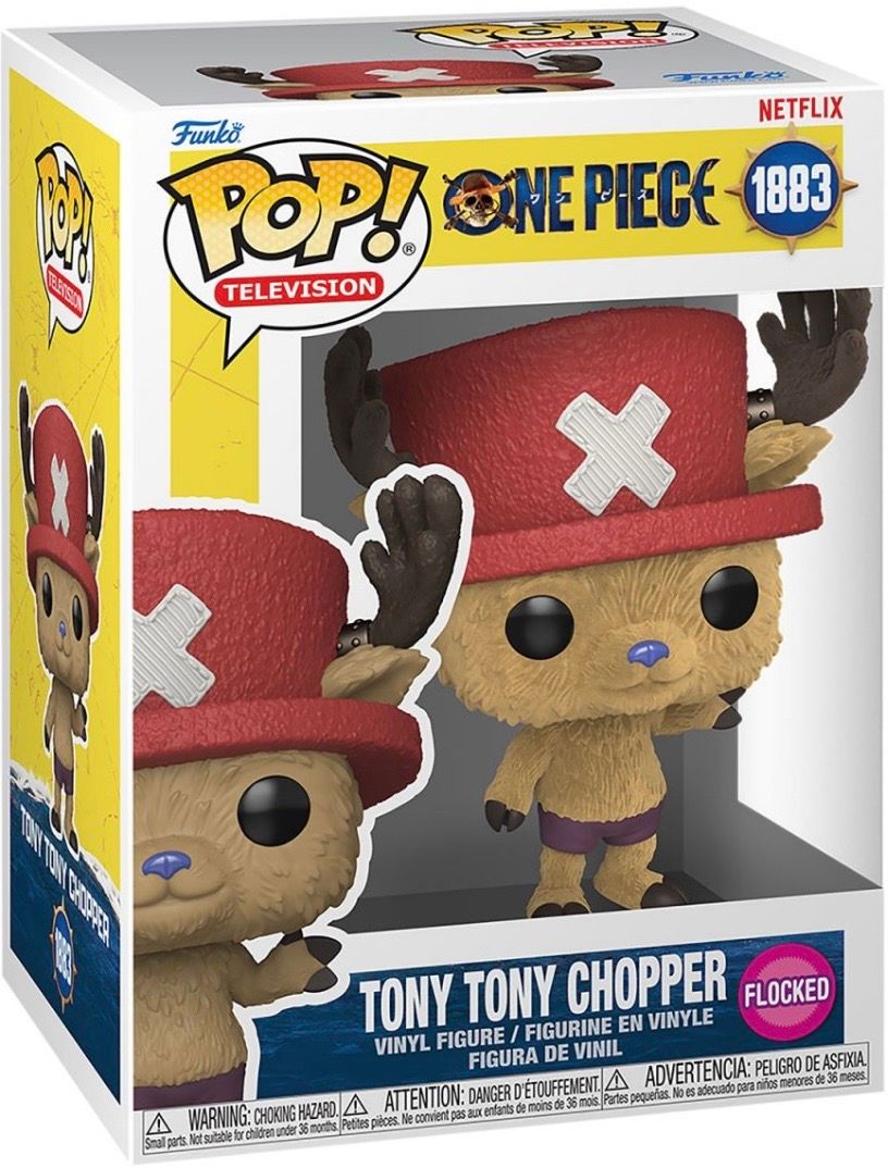 One Piece Netflix - Chopper (Flocked) Funko Pop Figur 1883