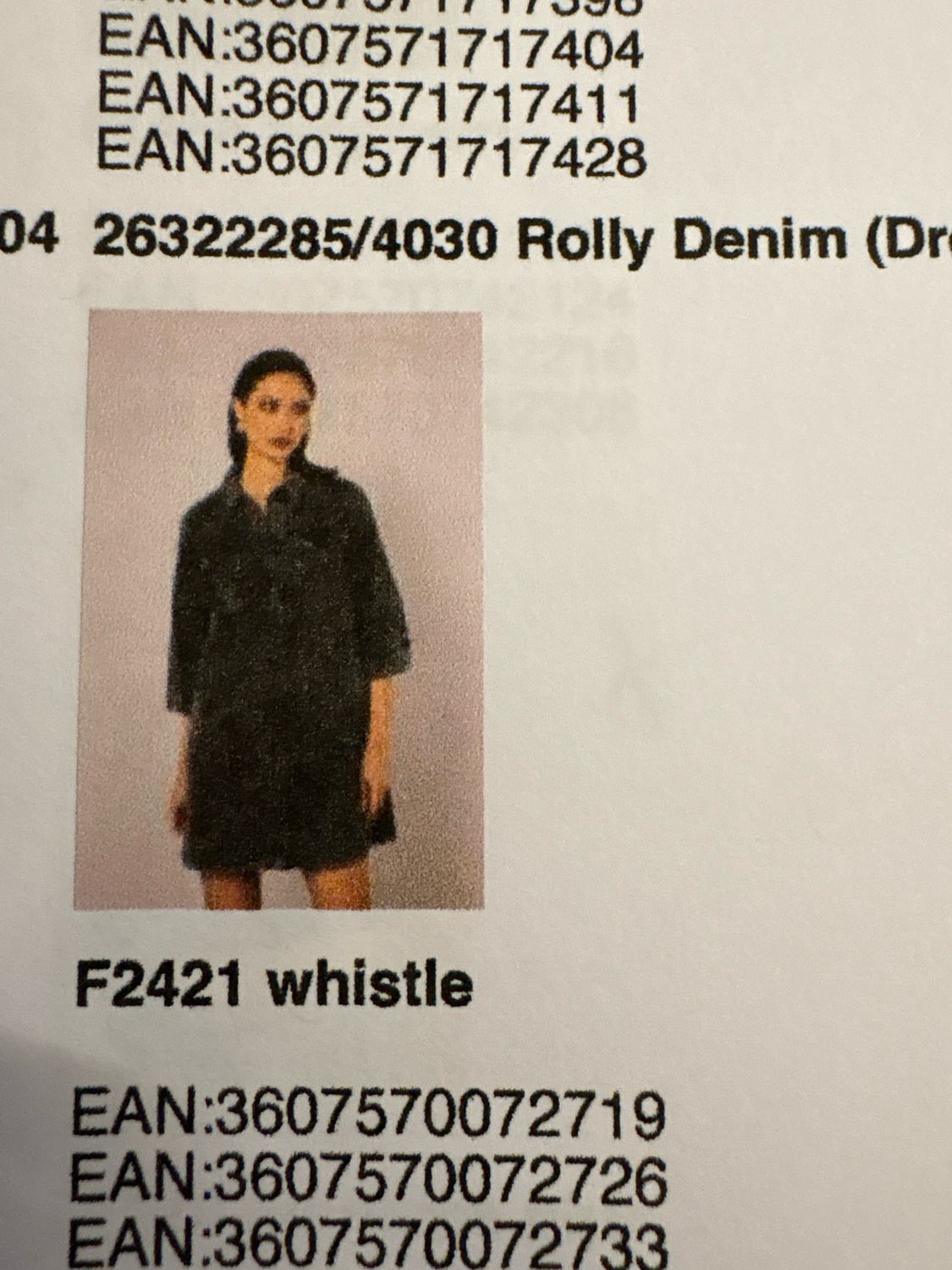 Robe ROLLY DENIM
