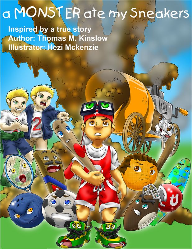 a Monster ate my Sneakers Children's Story Book