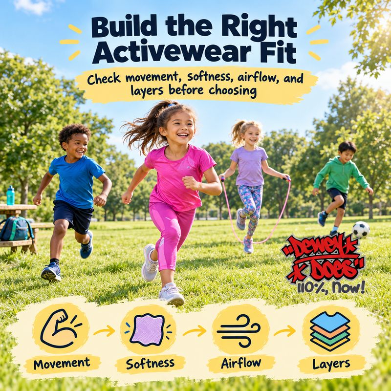 Choosing Children's Activewear Clothing for Everyday Play