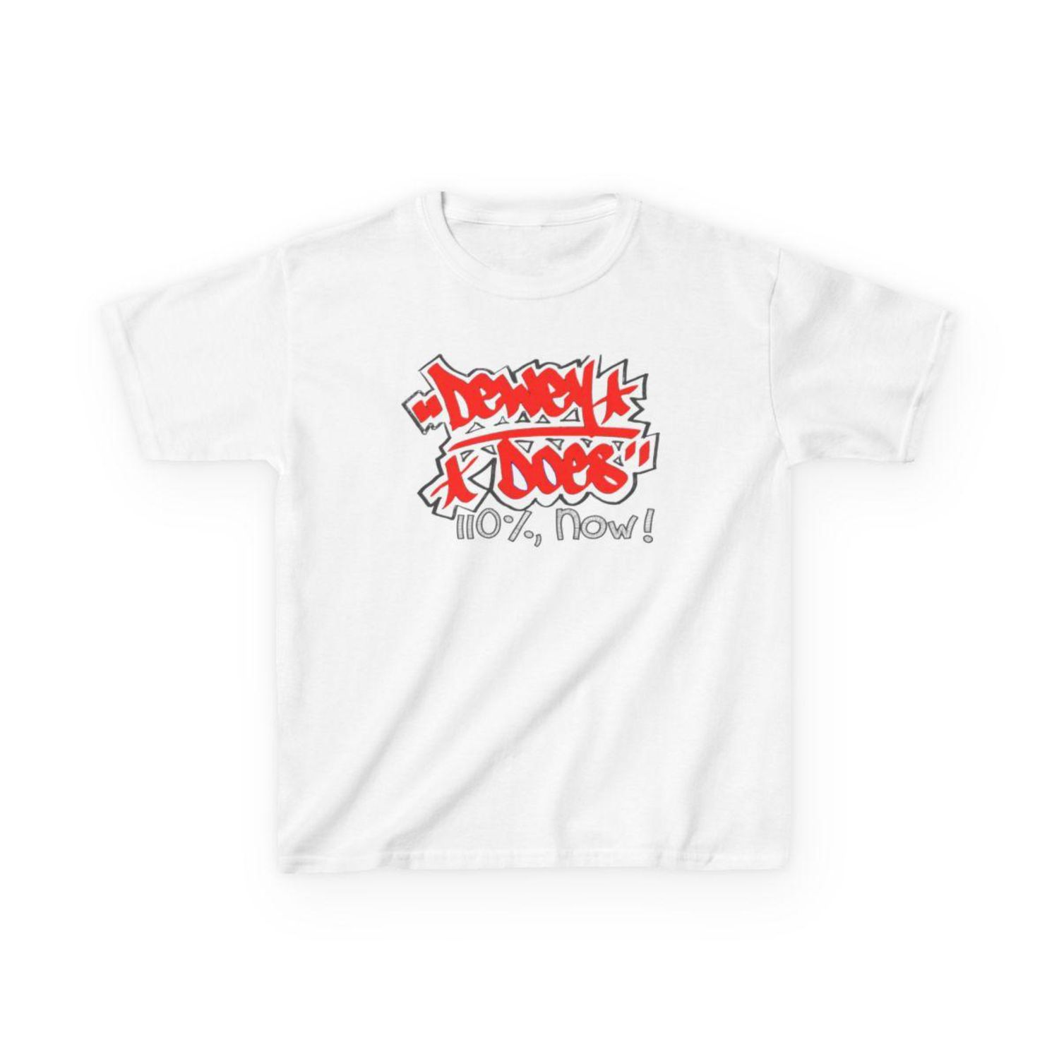 Blaze Orange Dewey Does 110%, Now Graffiti Tee