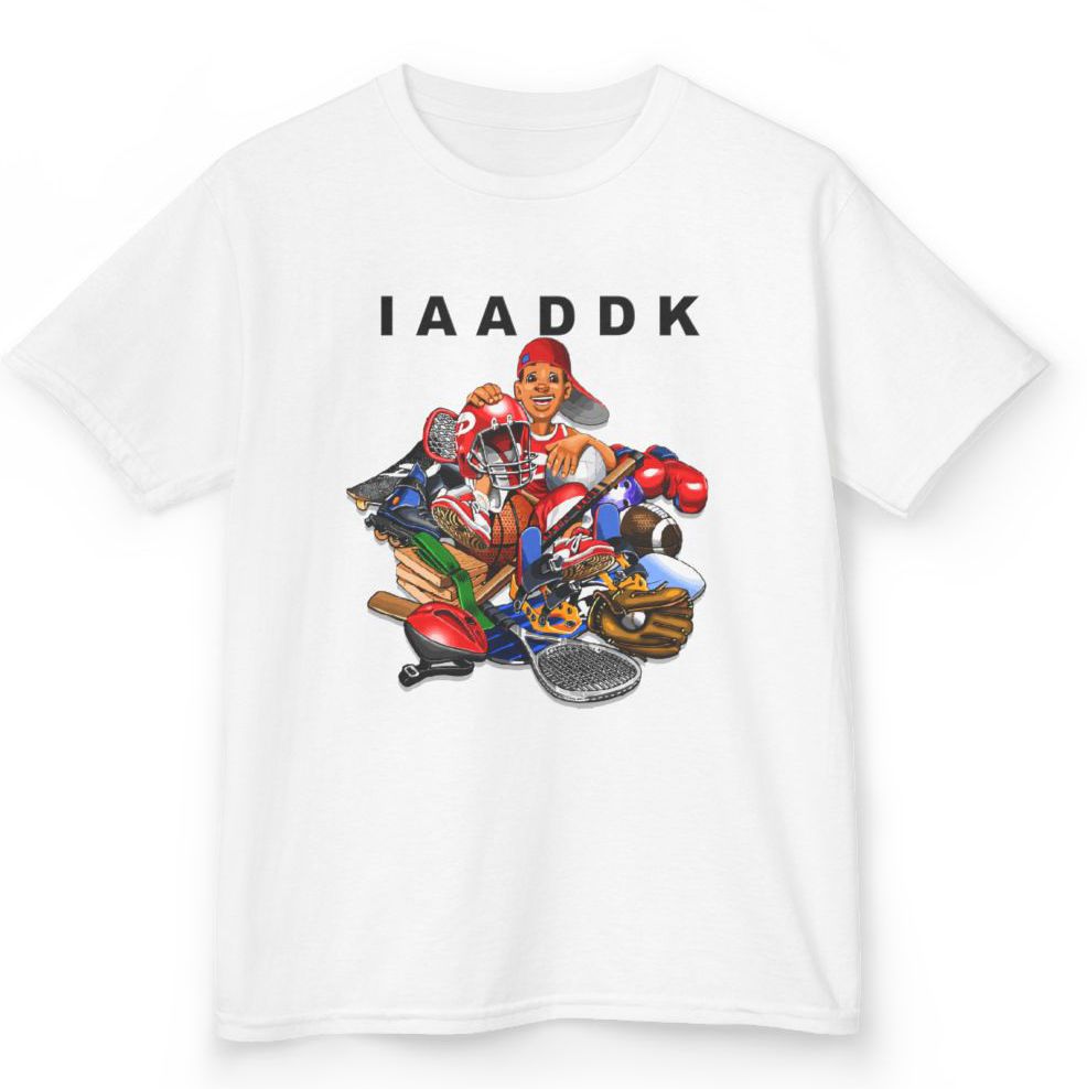 IAADDK: I Am a Dewey Does Kid White Premium Tee
