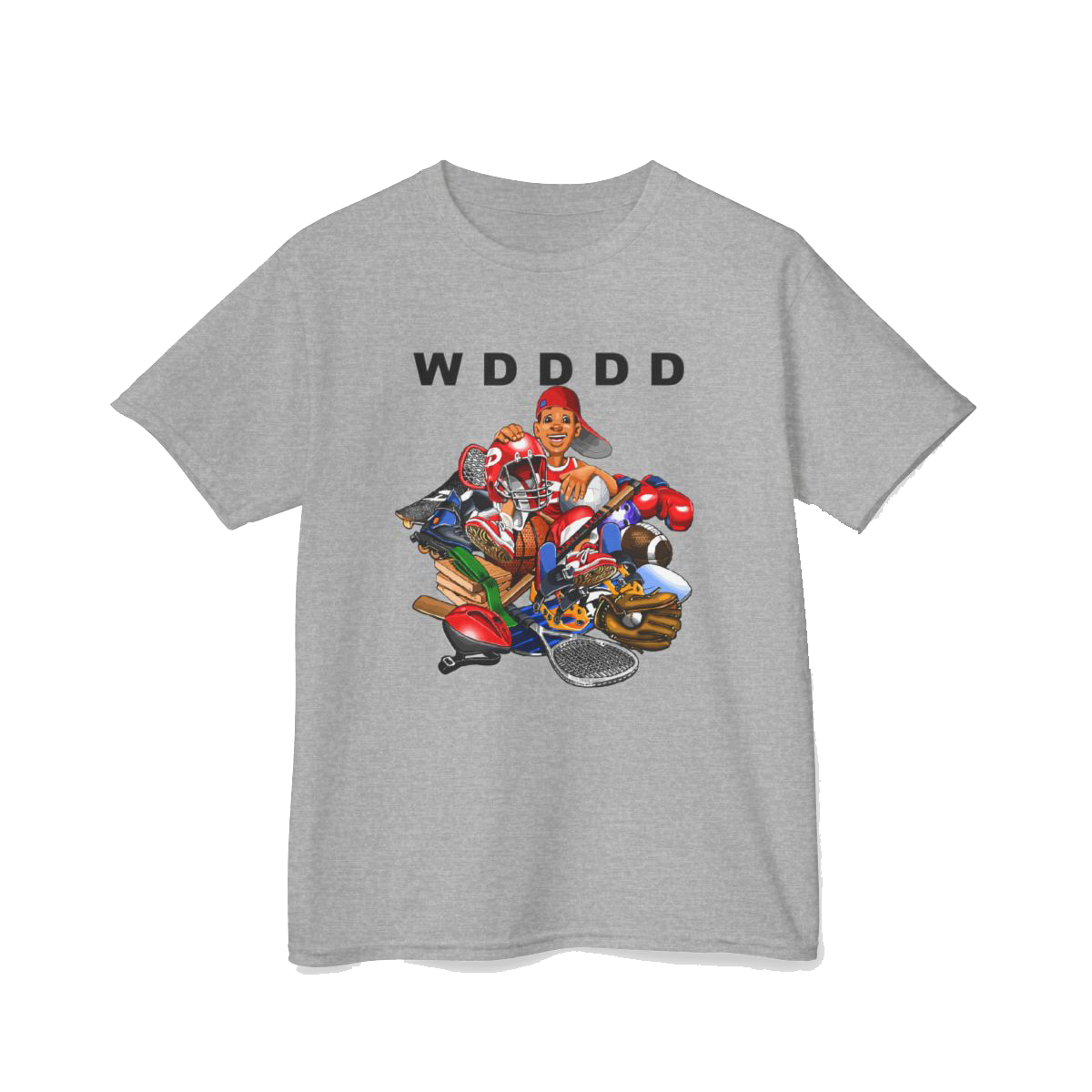 WDDDD: What Does Dewey Does Do? Premium Gray Tee
