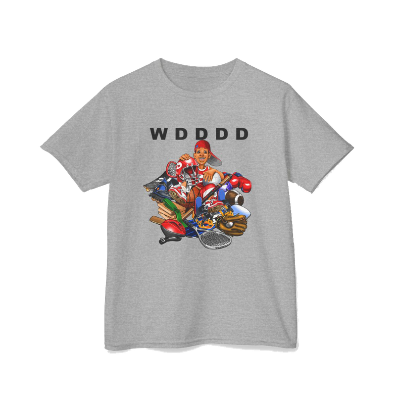 WDDDD: What Does Dewey Does Do? Premium Gray Tee