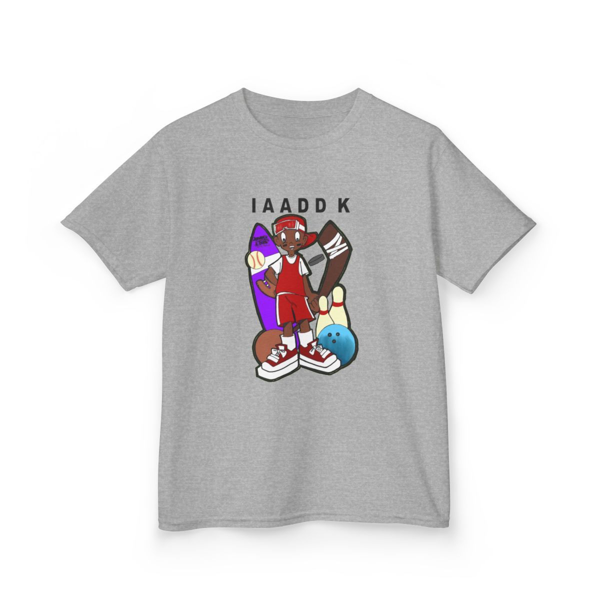 Keeping Life 100 "I Am A Dewey Does Kid" IAADDK Gray Tee