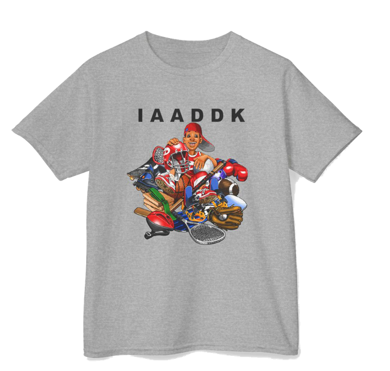 IAADDK: I Am a Dewey Does Kid Sport Gray Premium Tee
