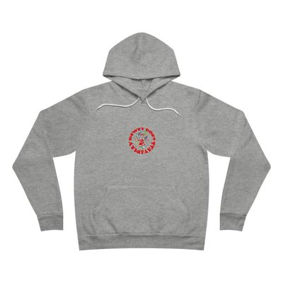 Dewey Does Stay & Play Youth Hoodie - Vibrant Red Print