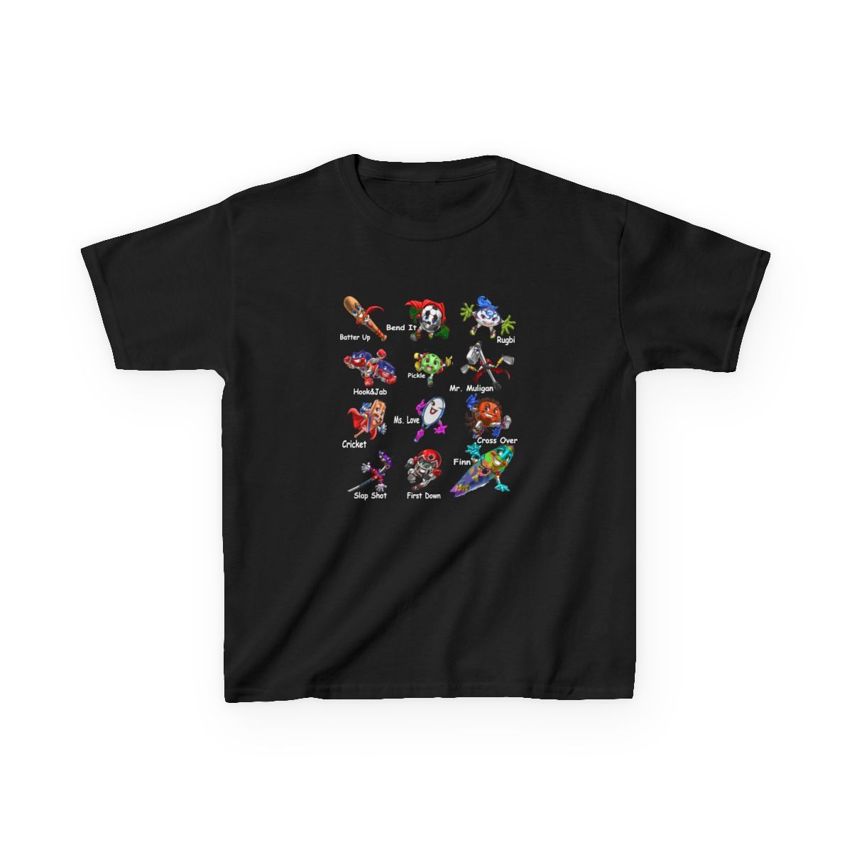 Defenders of Doesville – 12 Toy Chest Heroes Full Chest Tee (Black Only)