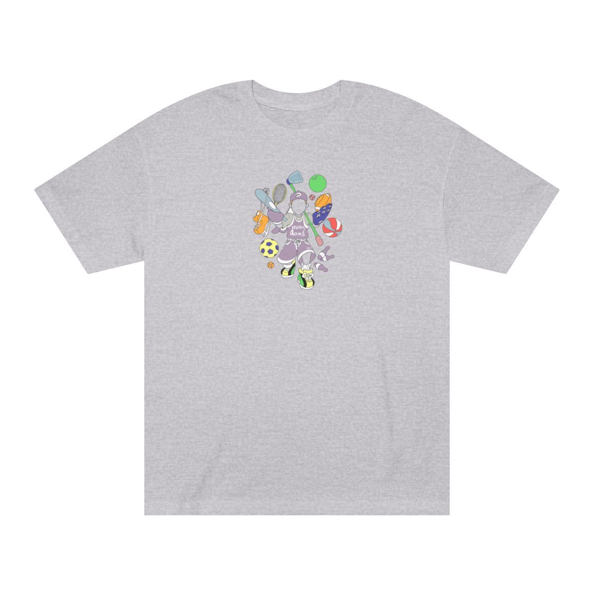 Dewey Does All Sport Purple - Life is a Sport Full Back Print Tee Dewey Does All Sport Purple - Life is a Sport Full Back Print Tee