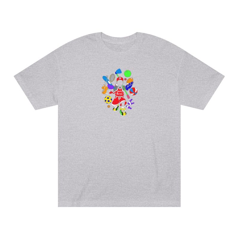 Dewey Does All Sport Red - Life is a Sport Full Back Print Tee