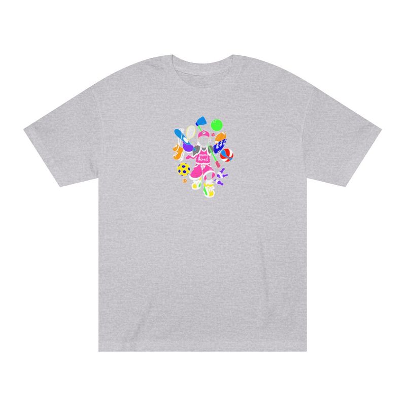 Dewey Does All Sport Hot Pink - Life is a Sport Full Back Print Tee