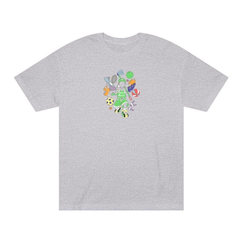 Dewey Does All Sport Green - Life is a Sport Full Back Print Tee