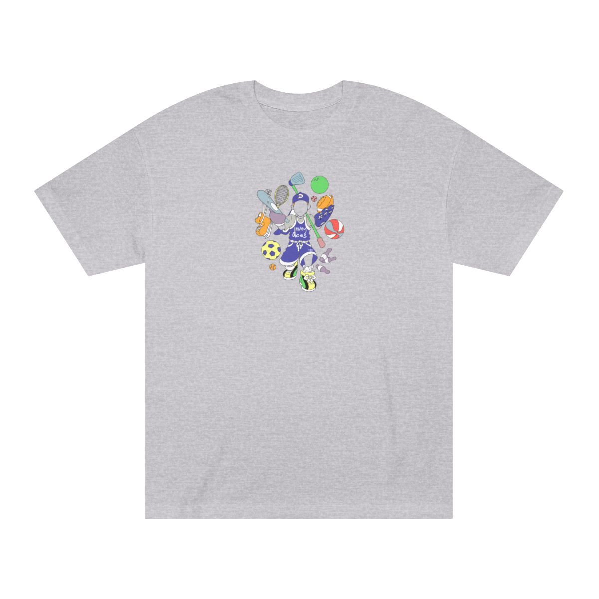 Dewey Does All Sport Blue - Life is a Sport Full Back Print Tee