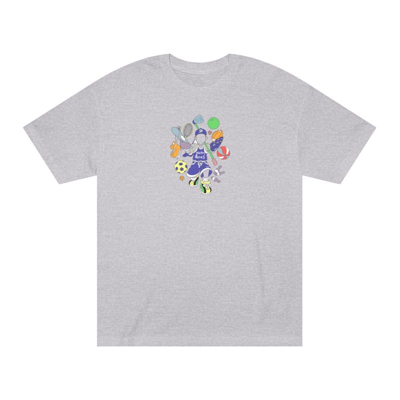 Dewey Does All Sport Blue - Life is a Sport Full Back Print Tee