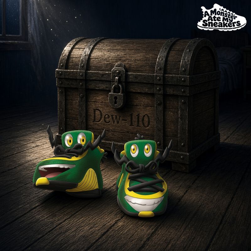 'a MONSTER ate my Sneakers' @DeweyDoes.com (a children's story book)
