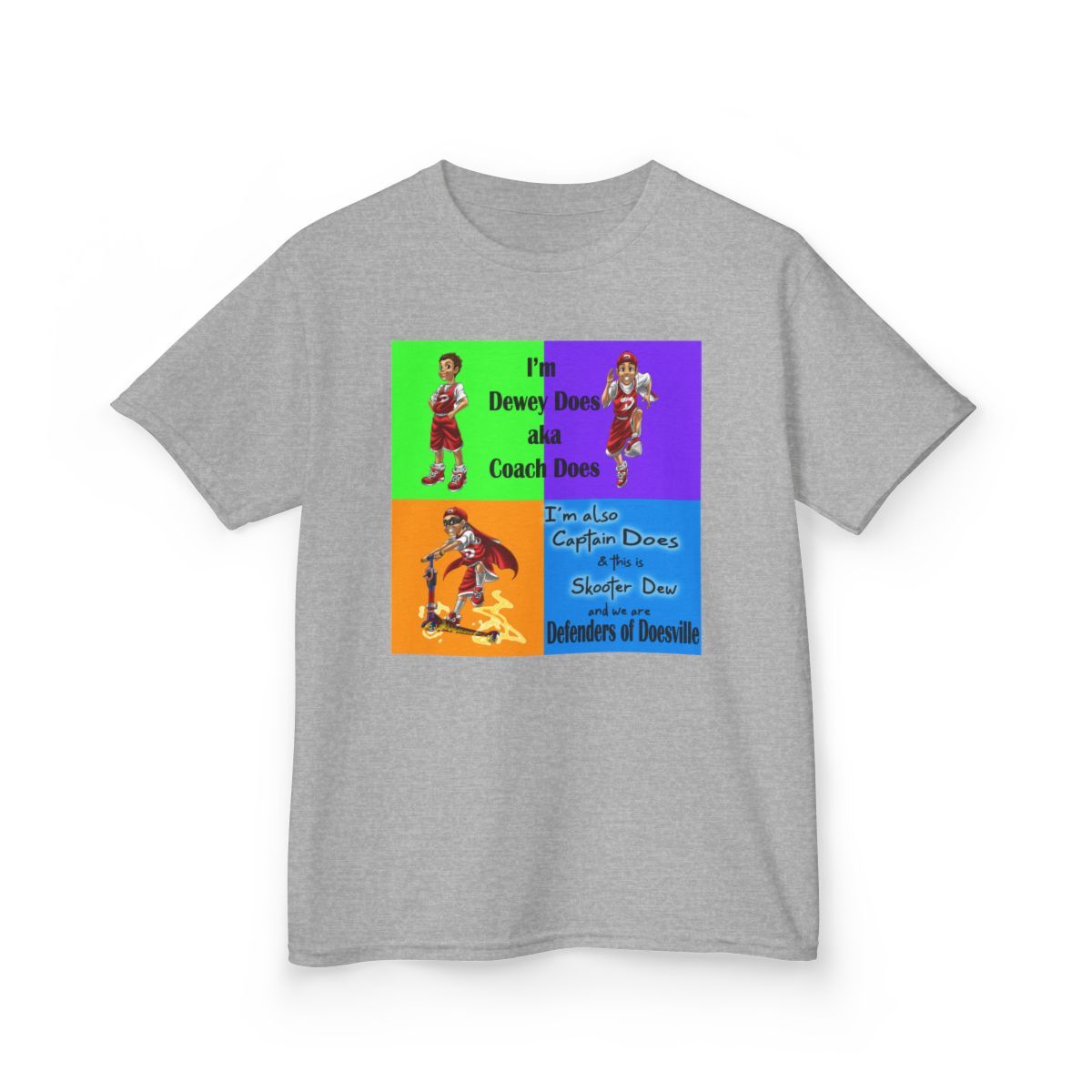 ​Dewey Does &amp; Skooter Dew — Defenders of Doesville Tee
