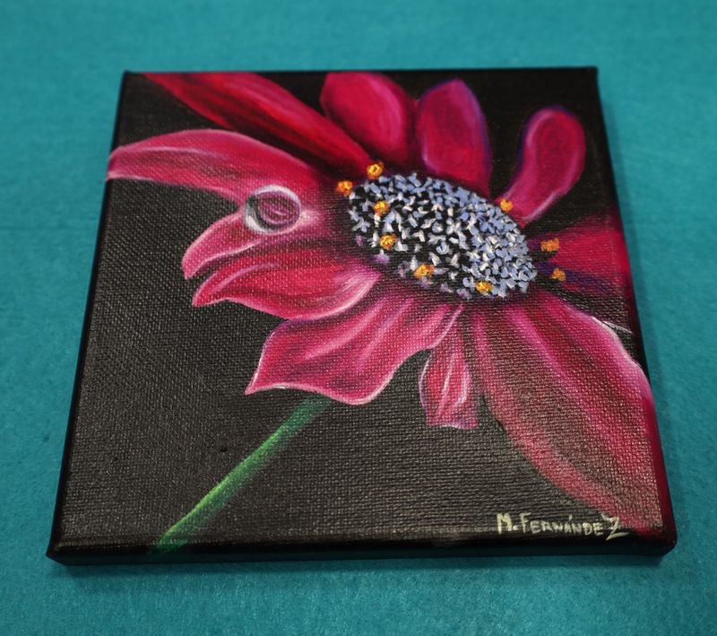 Mini cuadro pintado a mano