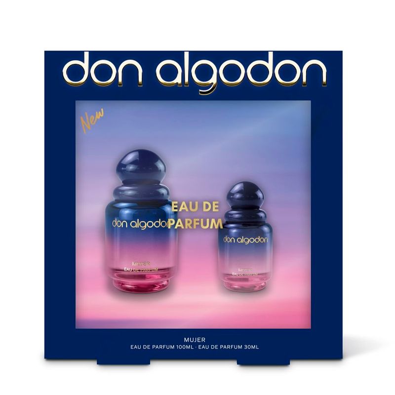 SET PERFUME MUJER 100ML + 30ML DON ALGODON