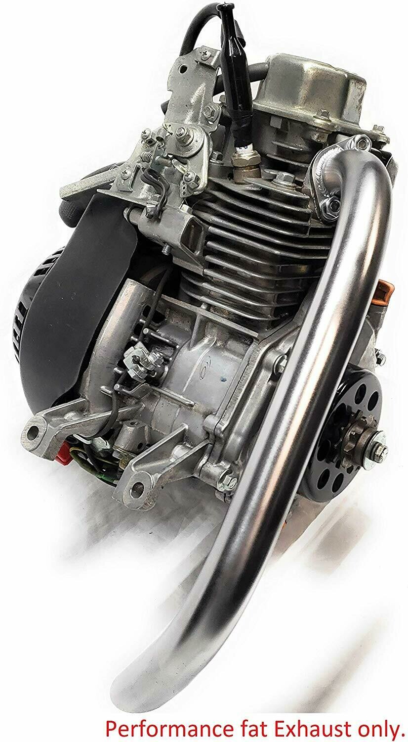 Motorized bicycle Exhaust For: Predator 212cc, Honda GX160 &amp; GX200, Duromax 7HP
