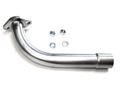 Exhaust With 3/4 female thread: Predator 212cc,Honda GX160, GX200, DuroMax 7 Hp