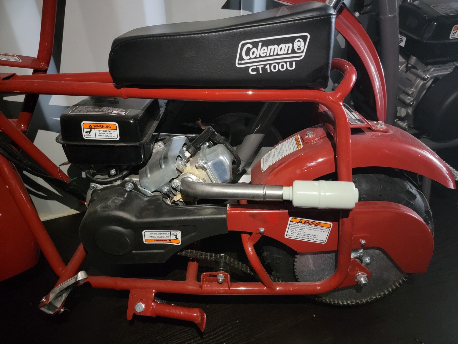 Coleman sales cc100x exhaust