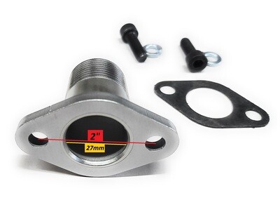 PREDATOR 420cc NPT THREADED EXHAUST ADAPTOR FLANGE GENERATOR GOKART MINI BIKE