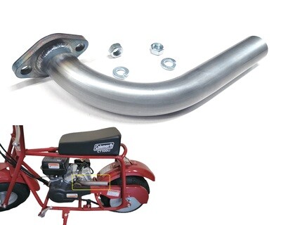 COLEMAN CT100U CT100 MINIBIKE CUSTOM HEADER EXHAUST STRAIGHT PIPE MADE IN USA