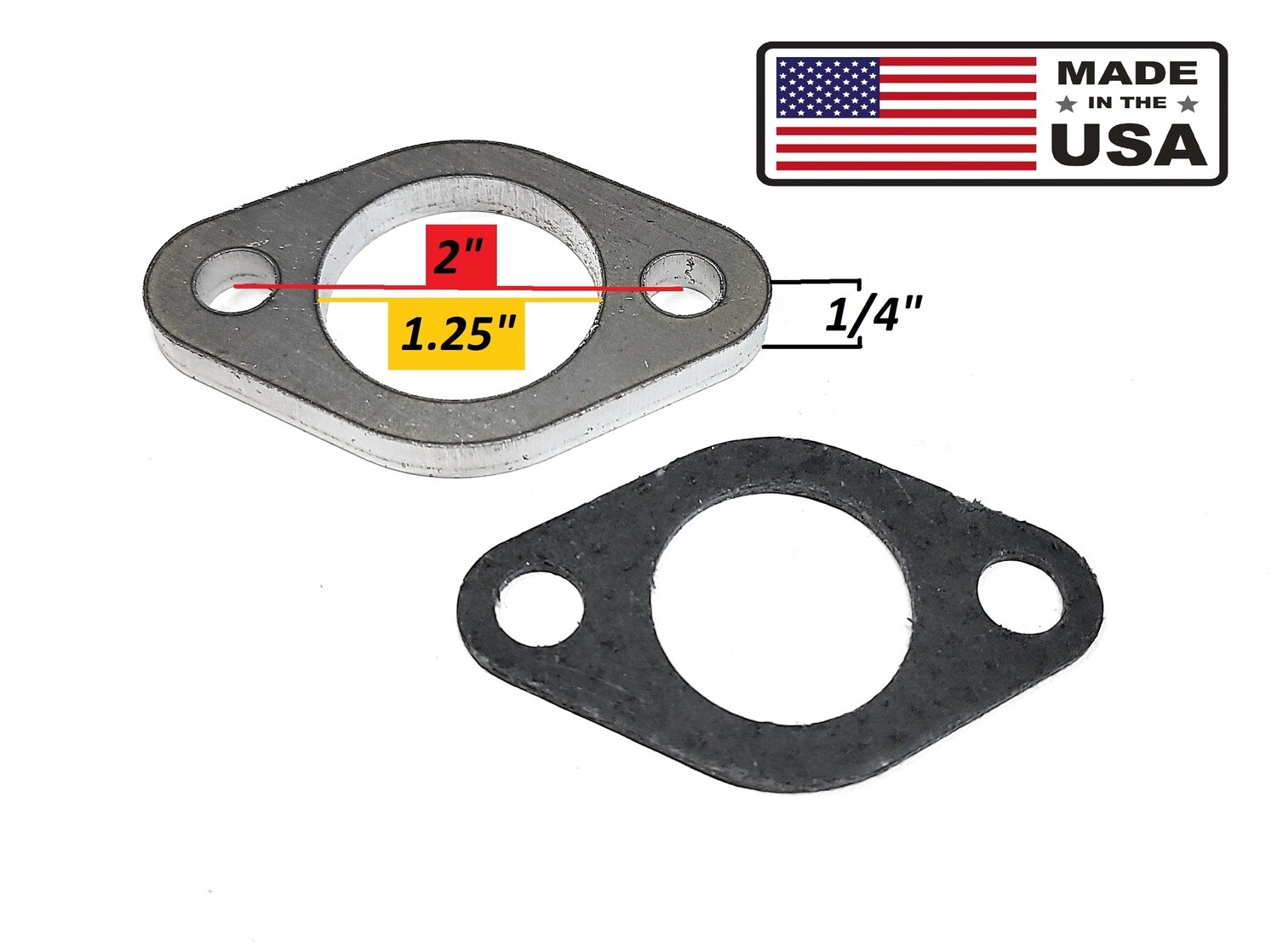 Flange for Predator + Gasket 301, 420, GX Honda 240 270 &amp; 390 And other clones.