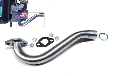 Exhaust Center Rear for Predator 212cc, tillotson 212,BILT HARD 7HP,GX160, GX200