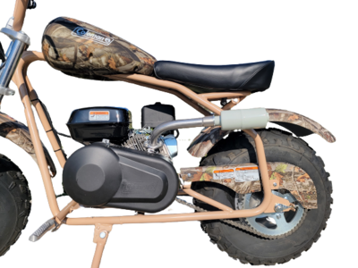 Exhaust With Muffler for: Coleman Powersports CT200U 196cc/6.5HP Gas mini bike.