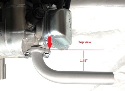 Low Profile Exhaust, For Predator 79cc, Coleman 3hp, Go Kart &amp; mini bikes.