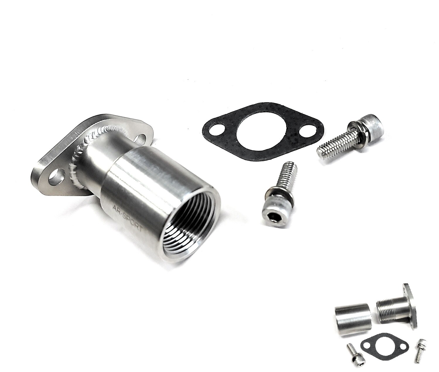 Exhaust Adaptor Male &amp; Female 1&quot; Flange for: Predator 420cc &amp; 301cc, Honda GX270