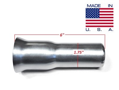 Exhaust tip ((Weld it your self)) for small exhaust pipe, gokart and mini bikes.