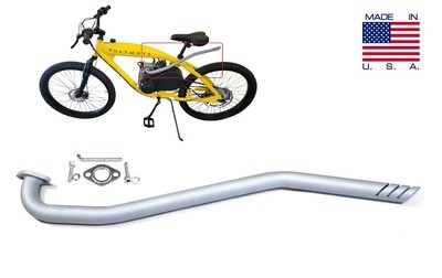 Exhaust Header for: Phatmoto Rover Motorized bicycle 2022-2024