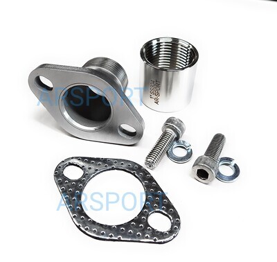 Exhaust Adaptor male &amp; Female 1" Flange for: Predator Max 459cc DuroMax XP16HPE