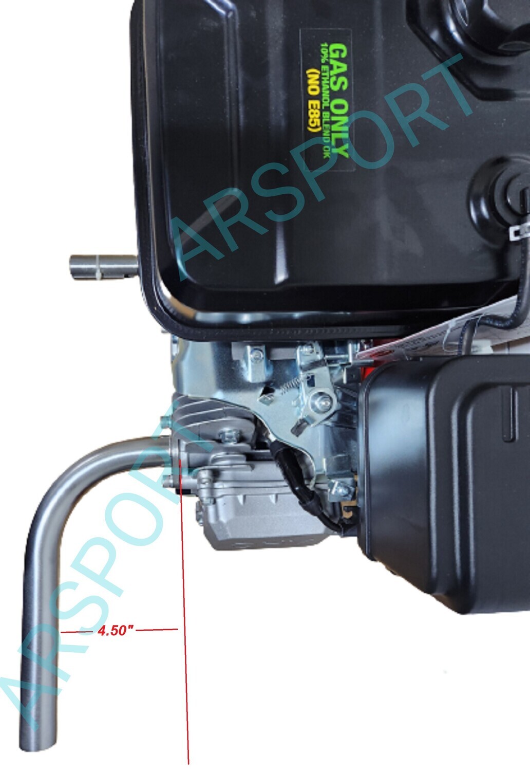 Exhaust Adaptor For Predator Max 459cc And DuroMa XP UK