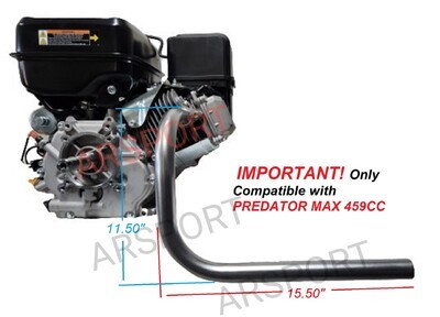 Exhaust Header pipe for Predator Max 459cc 1.25" OD