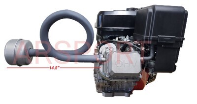Loop Exhaust for mud Boat. Predator 301, 420, 459cc. Honda GX240, 270, 390