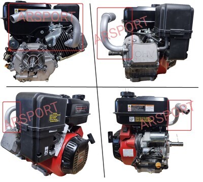 Exhaust Muffler pipe Compatible with Predator Max 459 Surface Drive Motor, mud motors, river boats.